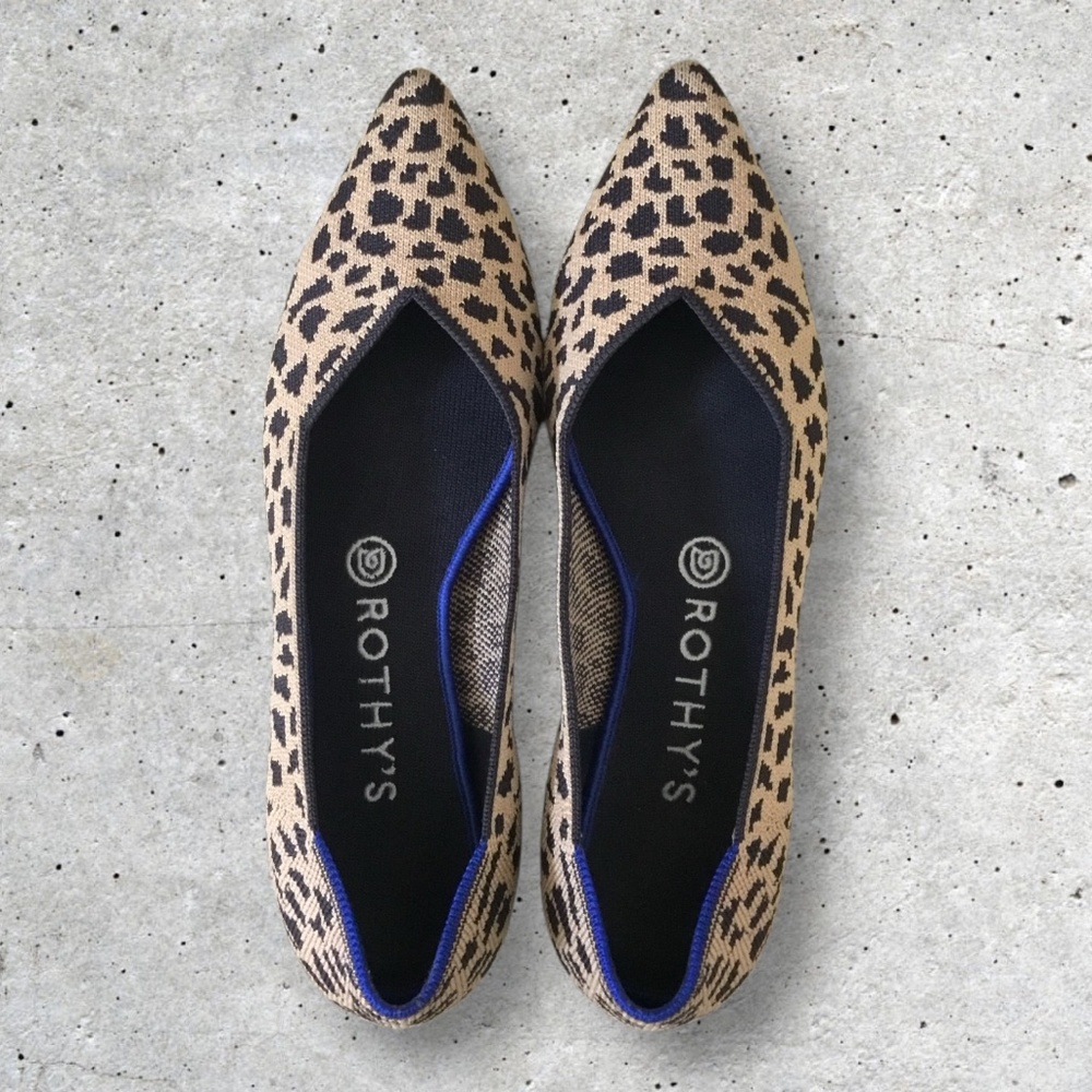 Rothy’s The Point Ballet Flat In Cheetah Print - image 6